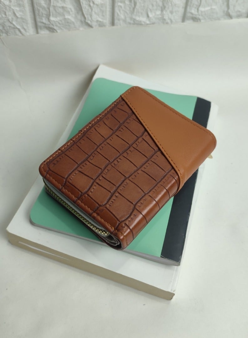 Women's Wallet with Metal Clip and Zipper - Stylish and Modern Design, Multiple Slots for Cash and Cards - Image 3