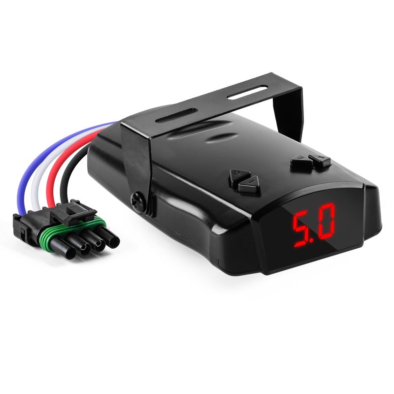 briidea Trailer Brake Controller TimeDelay Brake Controller for 14 Axle Trailers Safety Protection with OverloadShortCircuit Alerts for LightDuty Occasional Towing