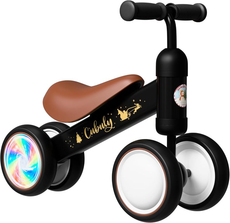 Cubuly Baby Balance Bike for Toddlers 1-2 | Christmas Exclusive Kids Balance Bike with Colorful Lighting Wheels | Limited Edition Baby Bike 1-2 Years | Perfect for Boys & Girls - Image 1