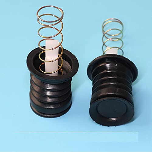 UtySty 2 Sets Drain Trap Seal Spring Pull Rod Switch Rubber Plug Valve Rubber Sealing Stopper Replacement Universal for Twin Tub Washer Dryer 2 in 1 Combo Washing Machine Accessories - Image 4