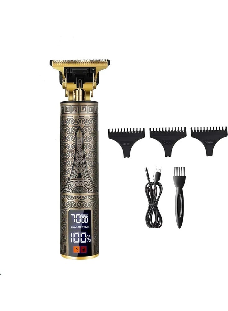 DENX DX1369 Rechargeable LED Display Hair Clipper – Cordless Grooming Machine for Men with USB Charging