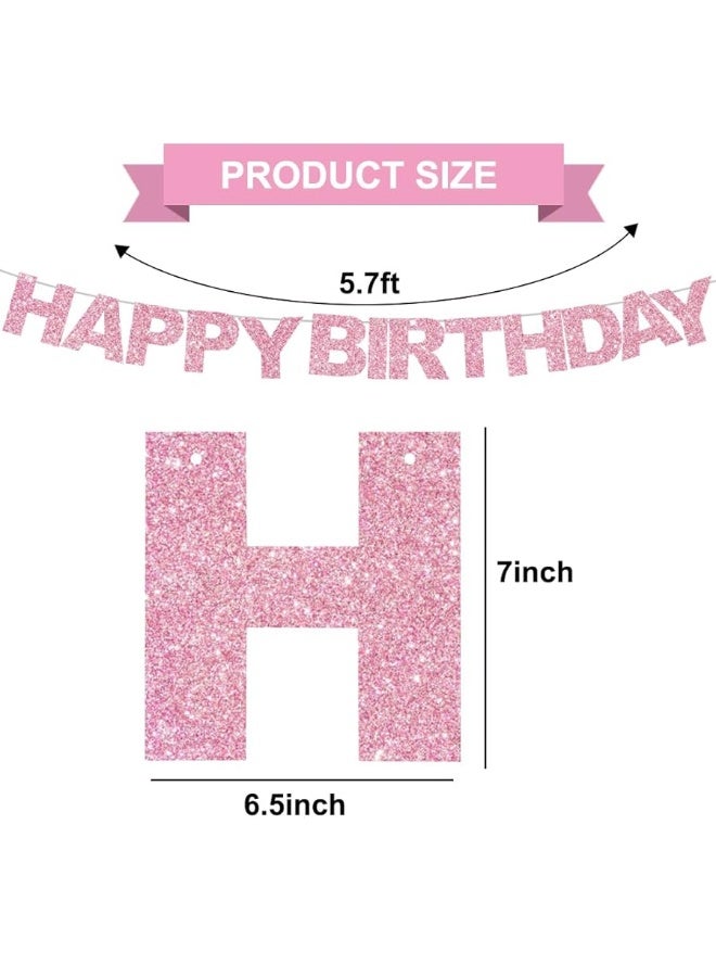 BEISHIDA لافتة عيد ميلاد سعيدة وردية من BEISHIDA - مُعَدَّة مسبقًا، بدون DIY، زينة عيد الميلاد - لافتة عيد ميلاد - لافتة عيد ميلاد للنساء والأطفال لتزيين عيد الميلاد، خلفية - Image 3