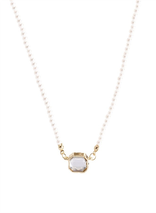 قلادة لؤلؤ بطابع ياباني وكوري صغيرة وغير شائعة - Image 1