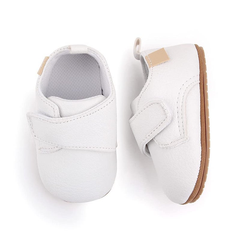 Meckior Infant Baby Boys Girls Classic PU Leather Wedding Loafers Brogue Toddler Oxford Dress Shoes First Steps Walking Flat Lazy Crib Shoe - Image 3