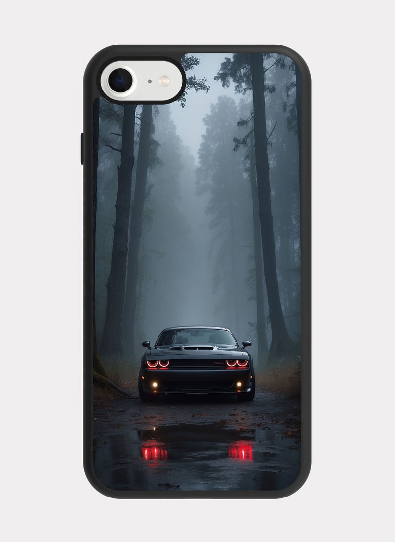 بكسلات كفر ايفون 8 دودج تشالنجر هيلكات اس ار تي ابيض - Image 1