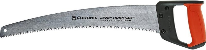 Corona Tools 18-Inch RazorTOOTH Pruning Saw | Heavy-Duty Hand Saw with Curved Blade | D-Handle Design for Gloved or 2-Handed Operation | Cuts Branches Up to 10" in Diameter | RS 7510D - Image 1