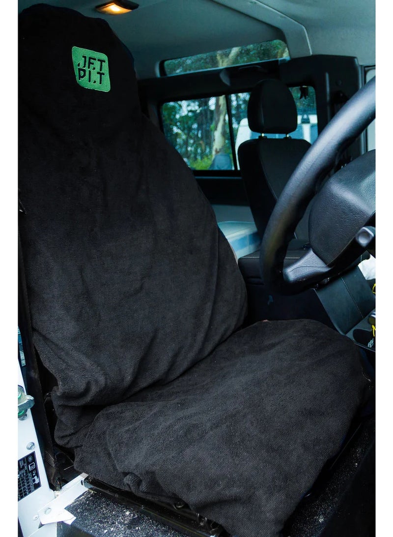 JetPilot Car Seat Cover Towel - Black - Image 2