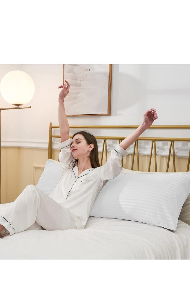 Pioneer sleep like never before Full Body Pillow Insert with White Cover- Fluffy Long Bed Pillow for Adults - Firm Large Body Pillow with Washable Cover for Side and Back Sleepers - 20x54 Inch(White) - Image 2