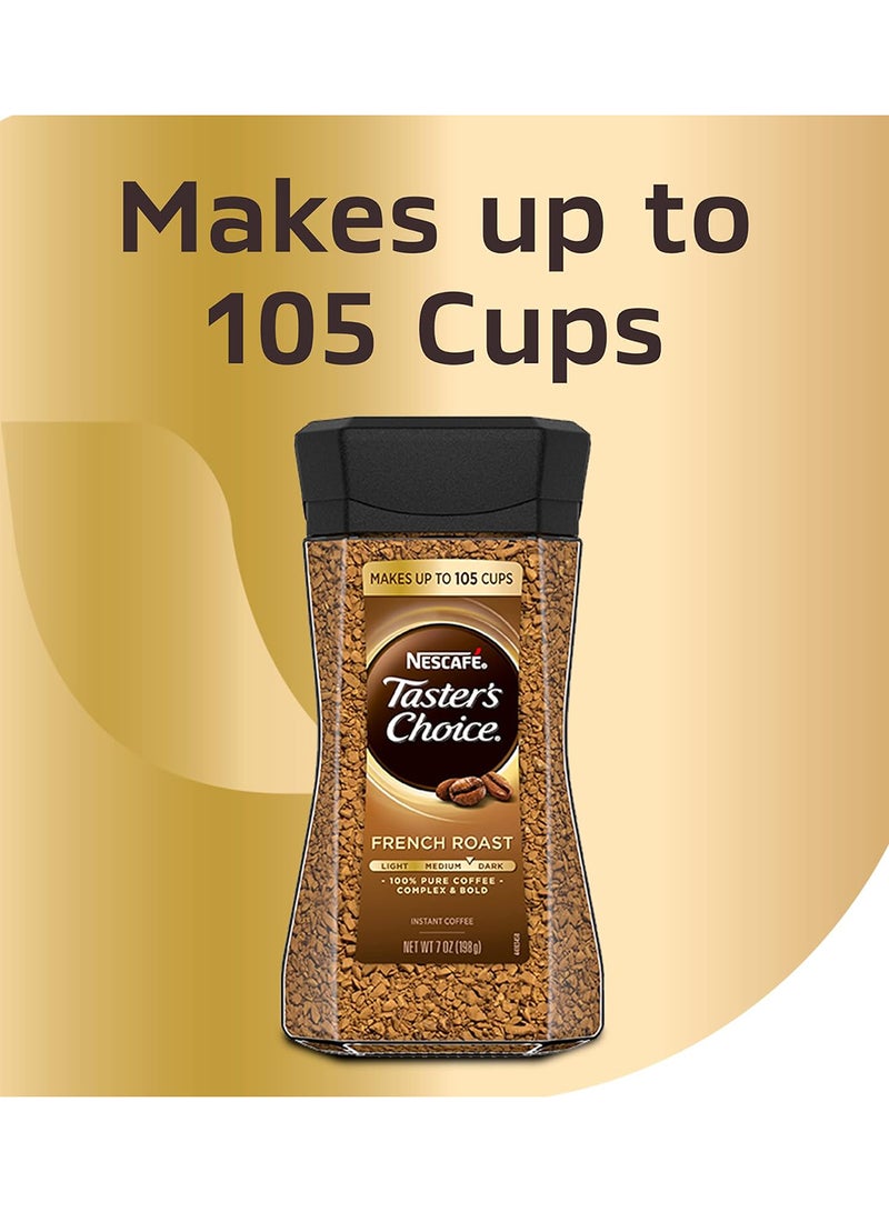 Nescafe Taster'S Choice Instant Coffee, French Roast, 7 Oz 198grams - Image 4