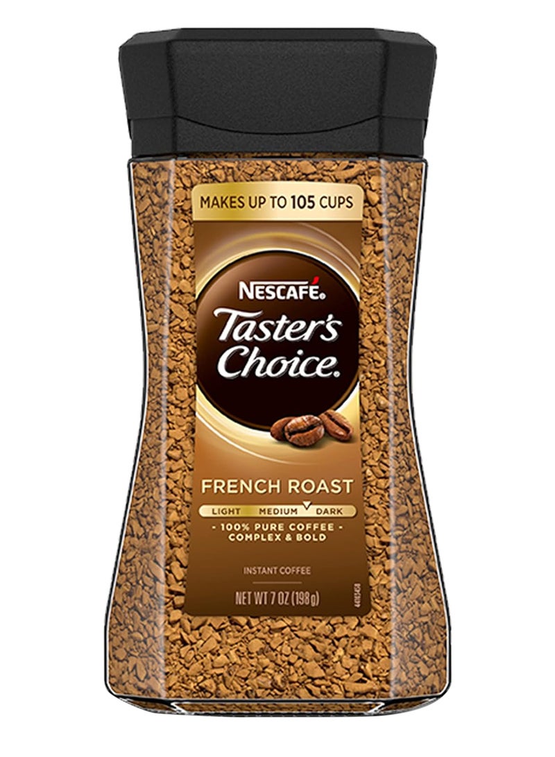 Nescafe Taster'S Choice Instant Coffee, French Roast, 7 Oz 198grams - Image 1