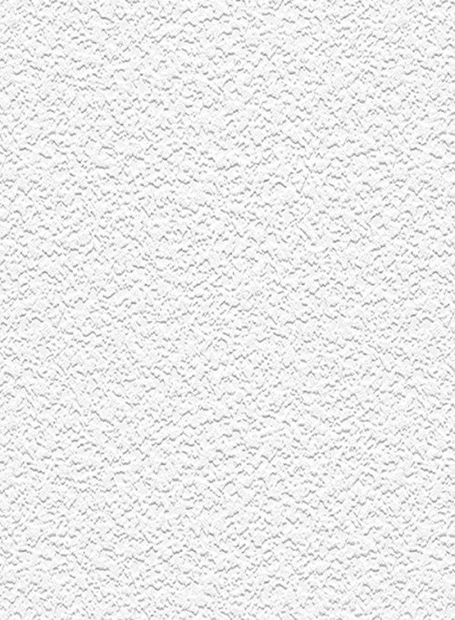 Norwall Manhattan Comfort Jackson Series Vinyl Textured and Paintable Design Large Wallpaper Roll, 21" W x 33' L, White - Image 1