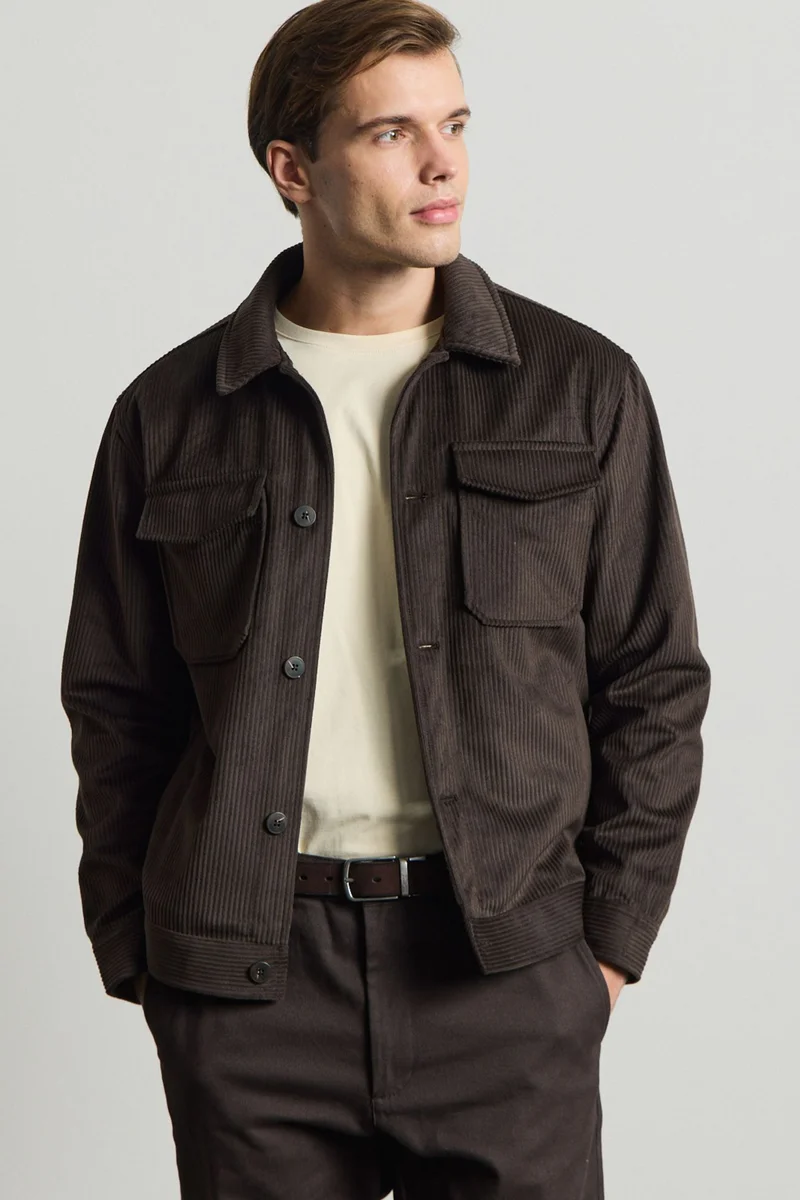 Danger Danger Simple Unlined Zip Front Jacket