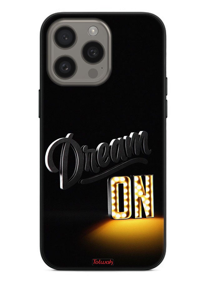 Tolwak Apple iPhone 15 Pro Max Protective Case Cover Dream On - Image 2