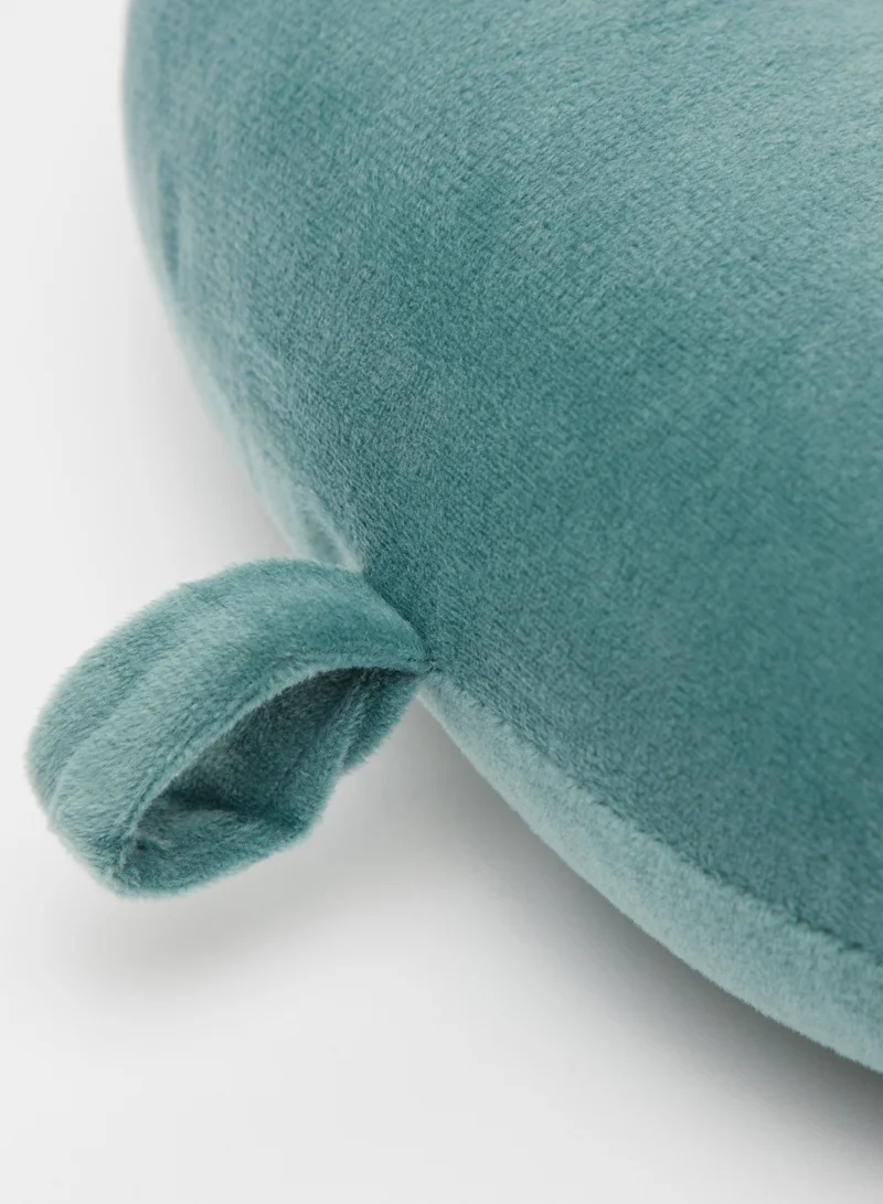 MNUK MNP-2 Neck Pillow, Light Blue| Memory Foam Travel Pillow for Kids & Adults | Cute U-Shaped Pillow for Ultimate Comfort & Neck Support
