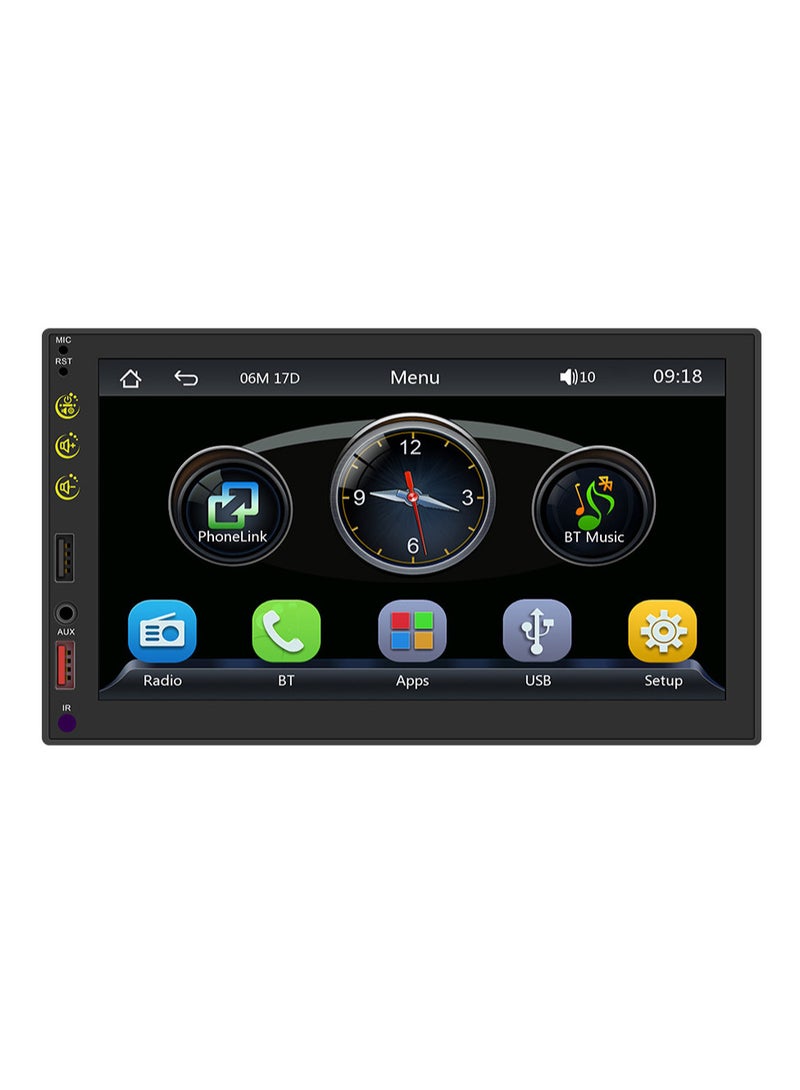 Generic 7 Inch Car Stereo MP5 Player BT FM/AM Radio Receiver with Carplay Android Auto Support Hands-Free Calling USB Charge/Playback Phone Link Reversing Assist Steering Wheel Control  - Image 1