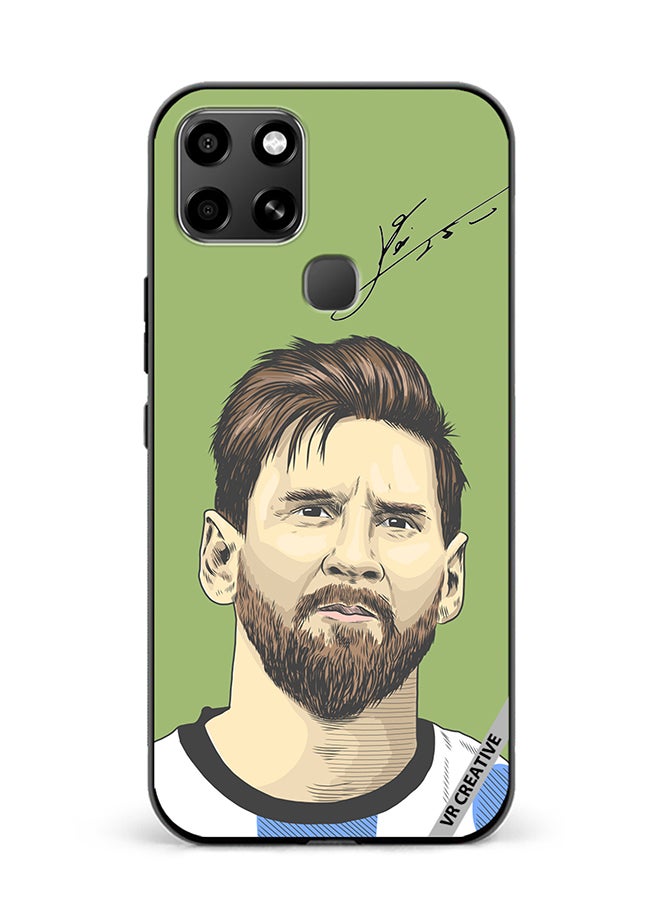 VR CREATIVE Protective Case Cover For Infinix Smart 6 Lionel Messi, An Argentine Design Multicolour - Image 1