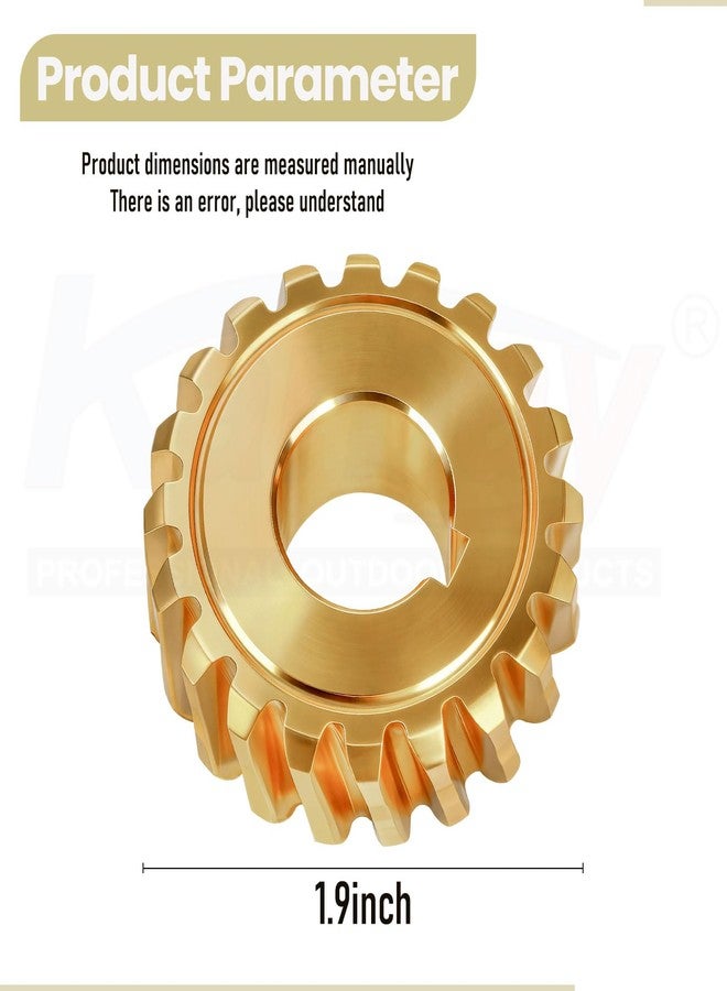 Karbay Gear for MTD 917-04861 Replacement Part 20T Worm,for 717-0528A 717-0528 917-0528A 717-04449 717-04861 917-0528 917-04861 - Image 2