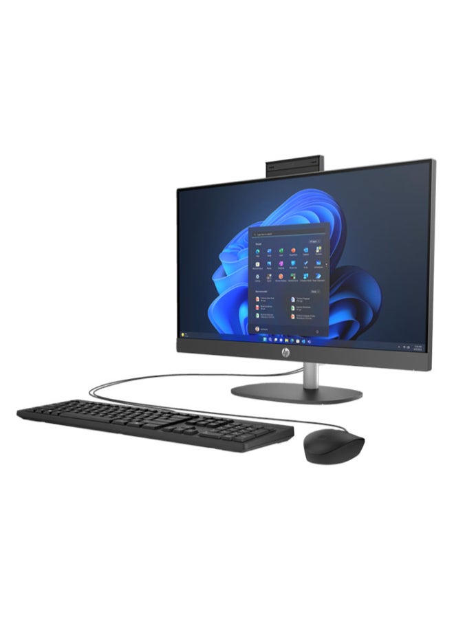 HP برو وان 245 جي 10 (نسخة مطورة) AIO مع شاشة 23.8 بوصة بدقة Full HD (1920x1080) IPS، مع معالج AMD Ryzen 5-7520U/ذاكرة RAM 8GB DDR5/قرص SSD 512GB/نظام Windows 11/رسومات AMD Radeon - Image 3