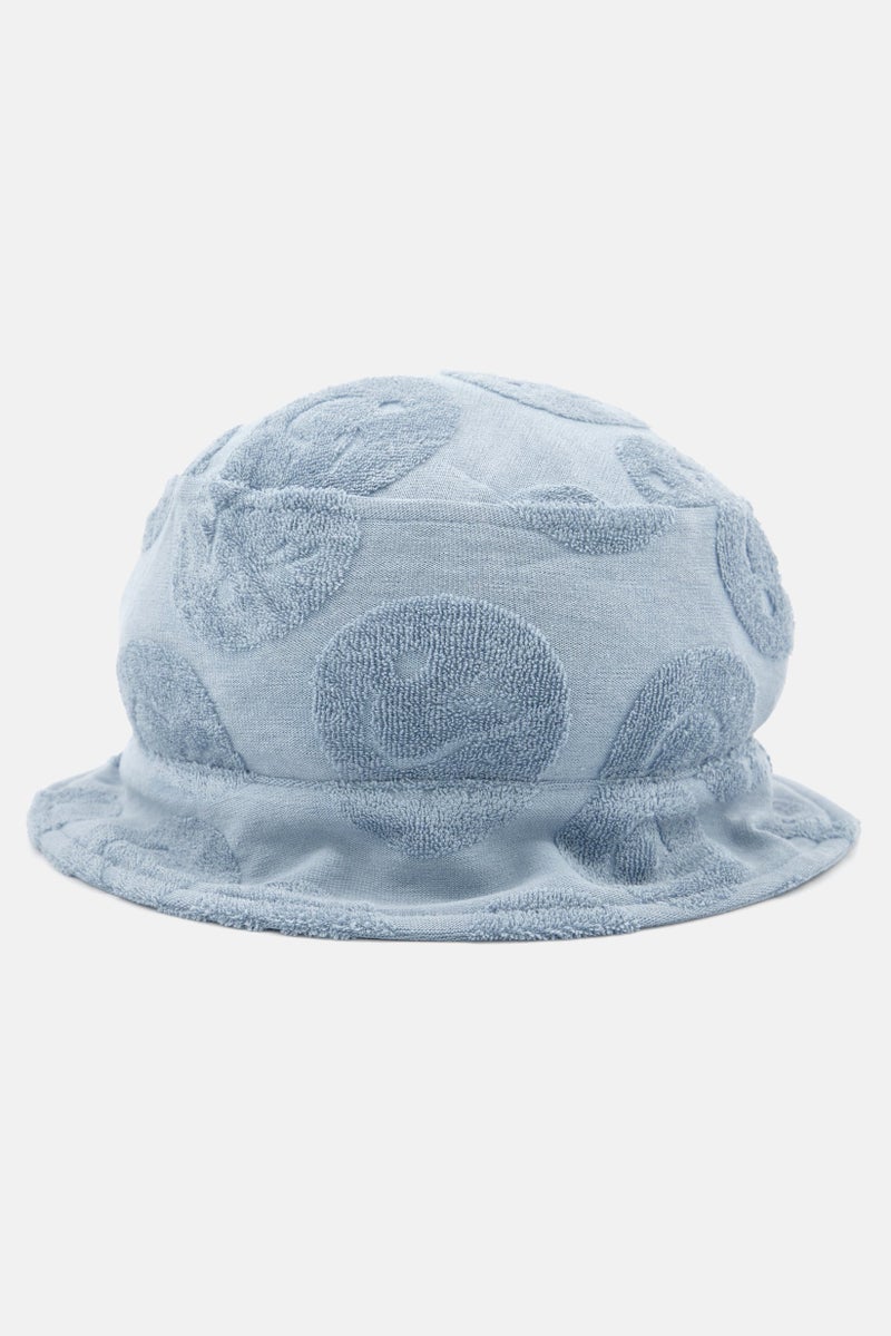 NAME IT قبعة دلو بسيطة للفتيات الصغيرات، تركواز داكن - Image 1