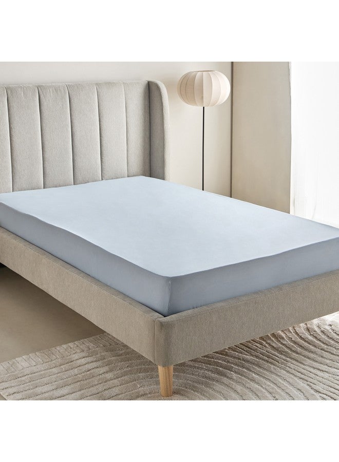 Home Box Bristol Polycotton Double Fitted Sheet 200 x 25 x 140 cm  - Image 1
