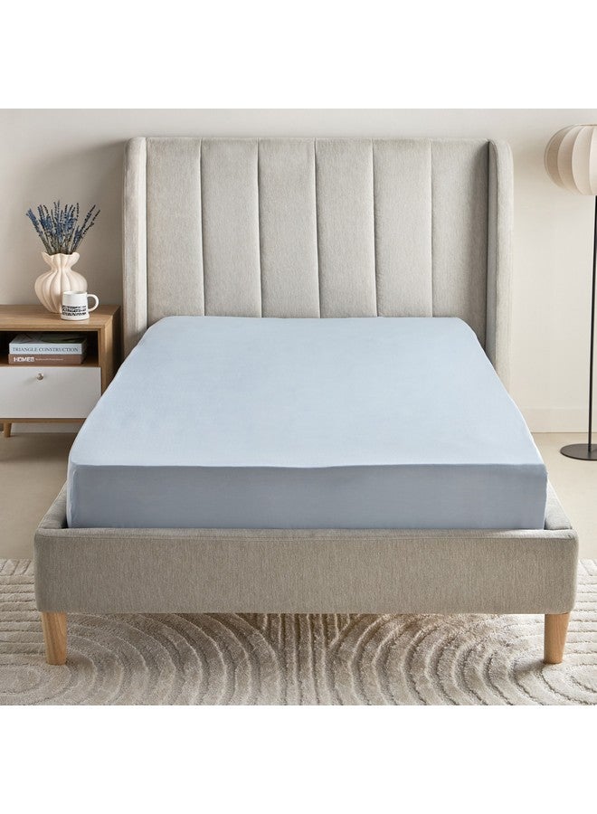 Home Box Bristol Polycotton Double Fitted Sheet 200 x 25 x 140 cm  - Image 3