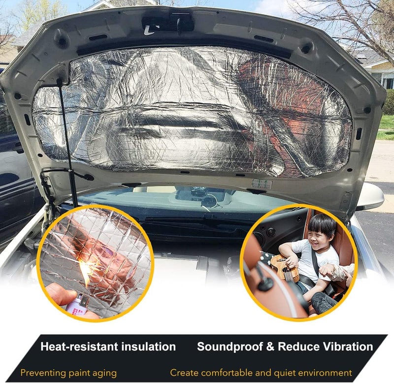KOIKEY Car Sound Deadening Foam Mat - KOIKEY 197 mil 13.1 sqft Auto Soundproofing Material - Image 3