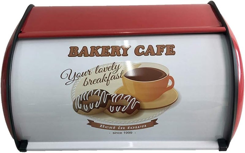 klarako Bread Box Bin Storage Containers, Rolling Door for Home, Coffee Shop or Bakery - Image 1
