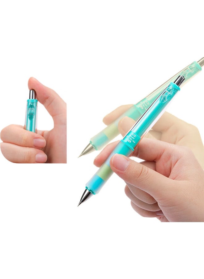 Pilot Ergonomic Mechanical Pencil 0.5Mm Anti-Fatigue For Spring Outings And Sketching, Elementary School Students' Writing, Limited Edition, Green And Blue Hdgcl50R-Pmg Imported - Image 2