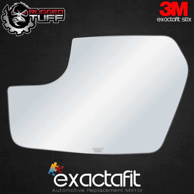 Rugged TUFF exactafit 8666L Driver Side Mirror Glass Replacement Repair Compatible With 2011-2012 Ford Fusion, 2011 Mercury Milan - Image 3