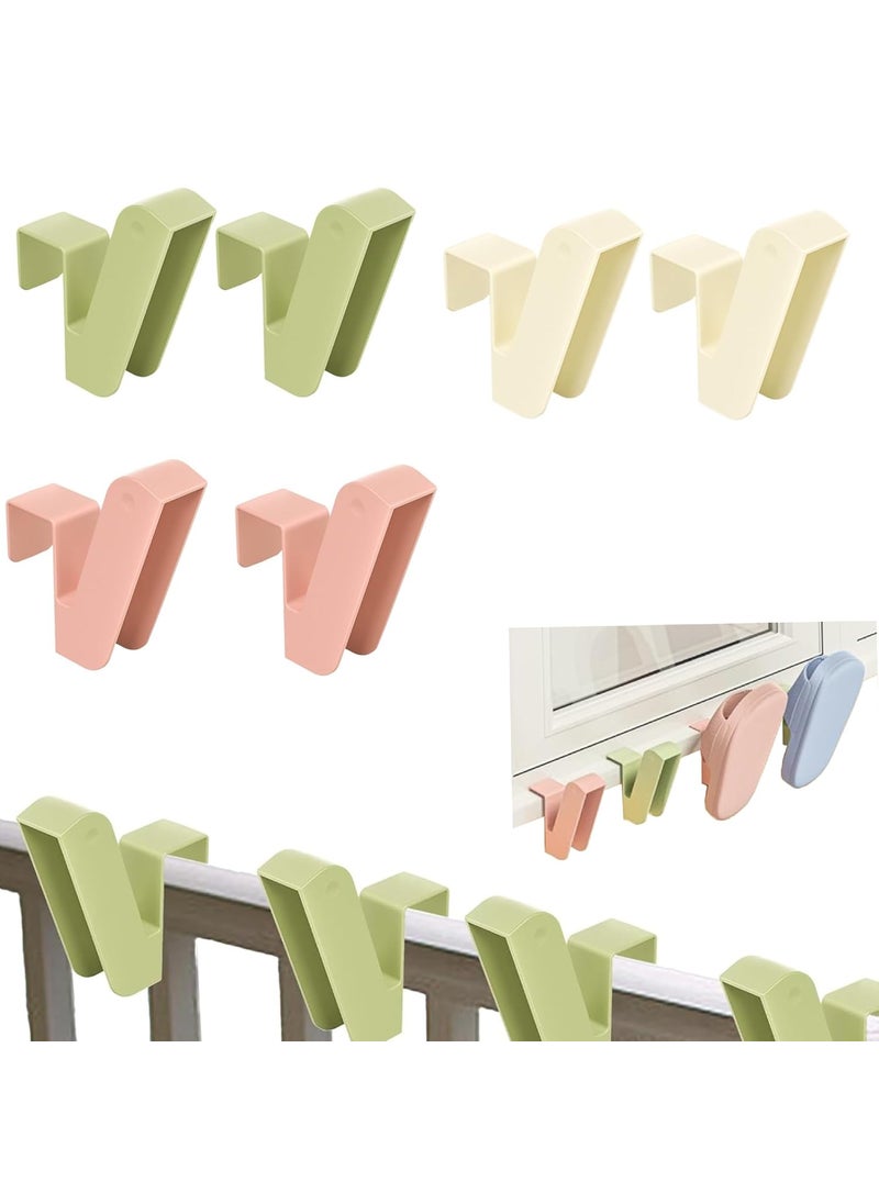 Prostuff.in Prostuffin Multifunctional SpaceSaving Shelf Storage Organizer Shoe Drying Hanger for Home Indoor Outdoor Windproof Balcony for Slipper Heel Sandals Boots Shoes Multicolour 6 Pcs 