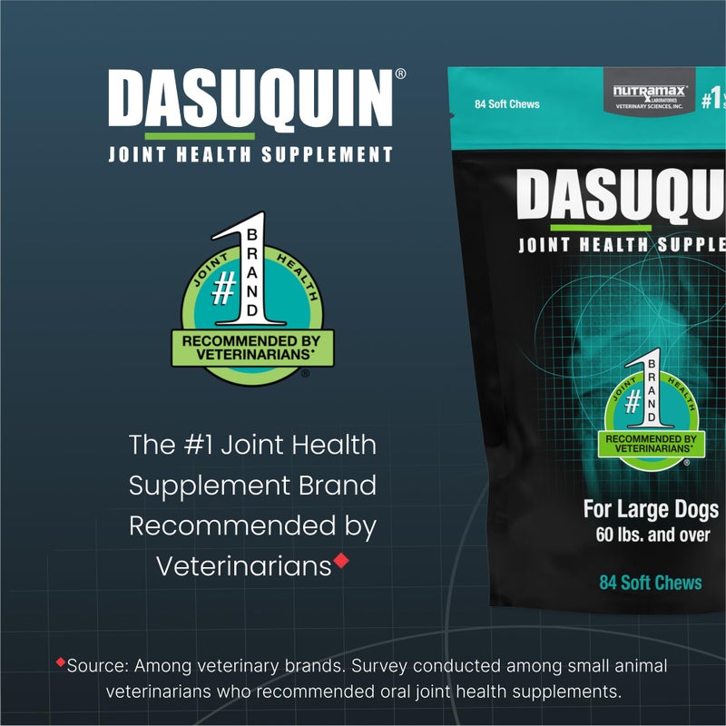 Nutramax Laboratories Nutramax Dasuquin for Large Dogs, Joint Health Supplement, Contains Glucosamine for Dogs, Plus Chondroitin, ASU and More, Supports Healthy Joints, Soft Chews, 84 Count - Image 3
