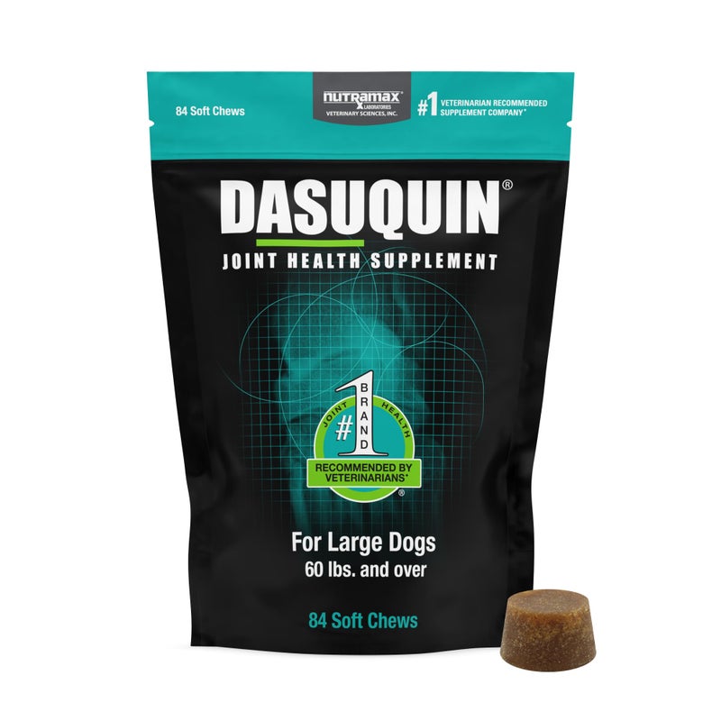 Nutramax Laboratories Nutramax Dasuquin for Large Dogs, Joint Health Supplement, Contains Glucosamine for Dogs, Plus Chondroitin, ASU and More, Supports Healthy Joints, Soft Chews, 84 Count - Image 1