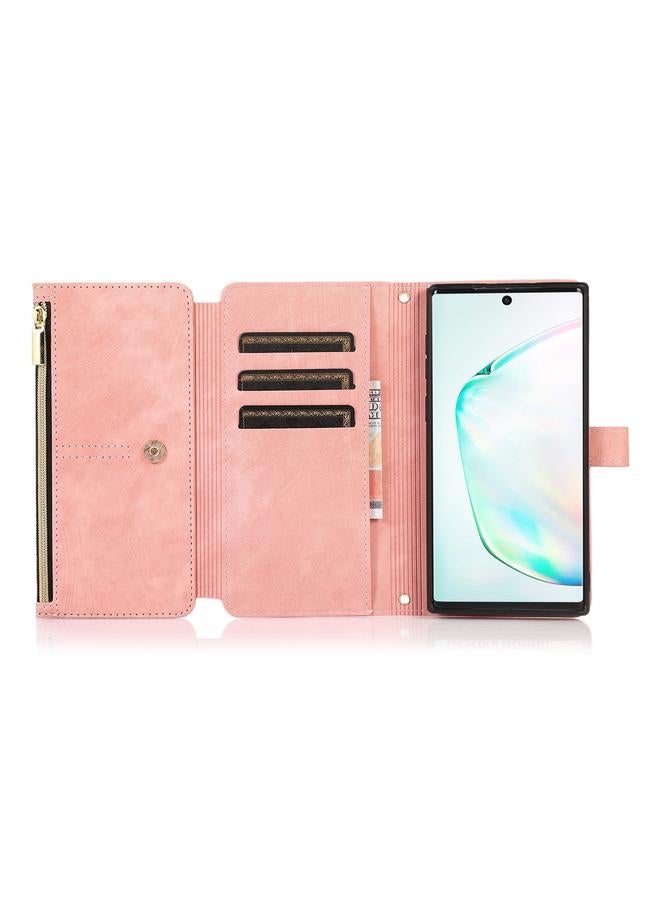 S-TOP Case For Samsung Galaxy Note10+ Dream 9-Card Wallet Zipper Bag Leather Phone Case - Image 4