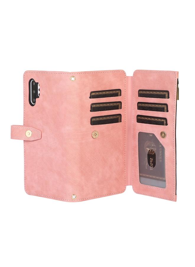 S-TOP Case For Samsung Galaxy Note10+ Dream 9-Card Wallet Zipper Bag Leather Phone Case - Image 5