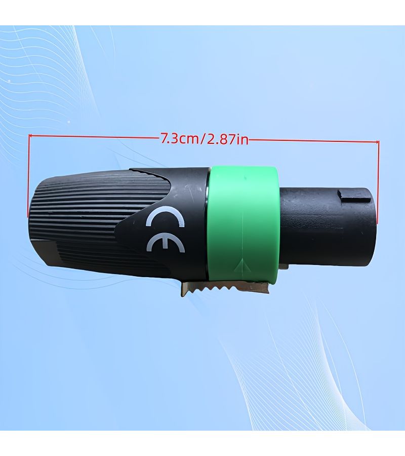 Green Four Pin Speaker Plug 5 Packs Easy Assembly No Soldering Twist Lock Release Adapter - Image 4