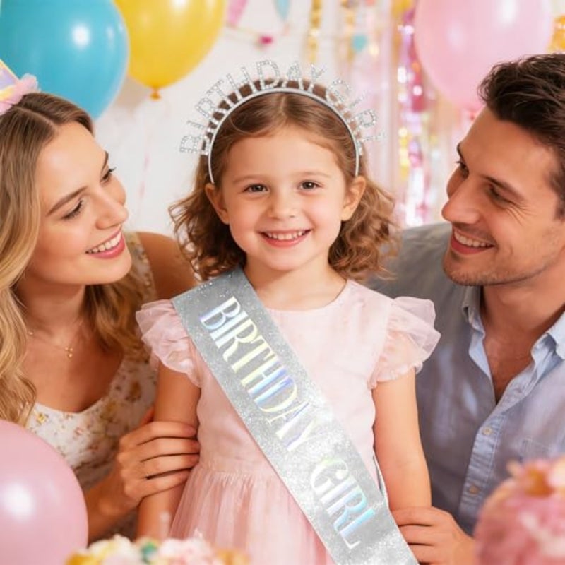 NOONSilver تاج عيد ميلاد ووشاح للنساء، عيد ميلاد عقال تيارا هدايا زينة الزي، الملكة الأميرة كريستال حجر الراين اكسسوارات الشعر 444 - Image 5