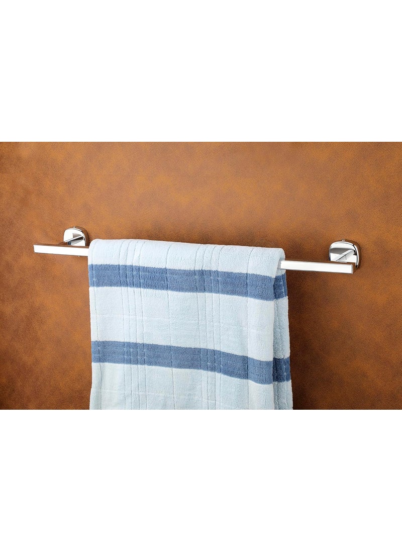 iSTAR iSTAR Stainless Steel 24 Inch Towel Rod for Bathroom Bar Stand Hanger Cloth Holder Chrome Finish Bathroom Accessories (Silver)  - Image 3