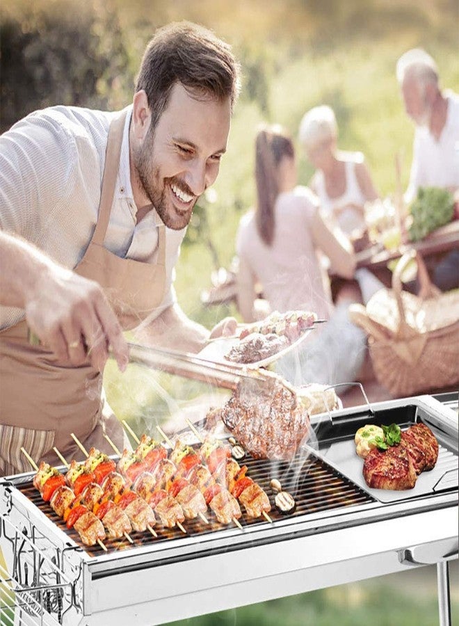 Fu Store Bamboo Skewers, 8 Inch Bamboo Sticks 100pcs BBQ Kabob Skewers, Grill, Appetizer, Fruit, Corn, Chocolate Fountain, Cocktail, Art, Craft, Set of 100 Pack - Image 3