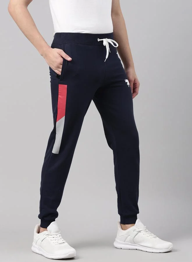 Bushirt Bushirt Mid Rise Regular Fit Printed Joggers with Drawstring
