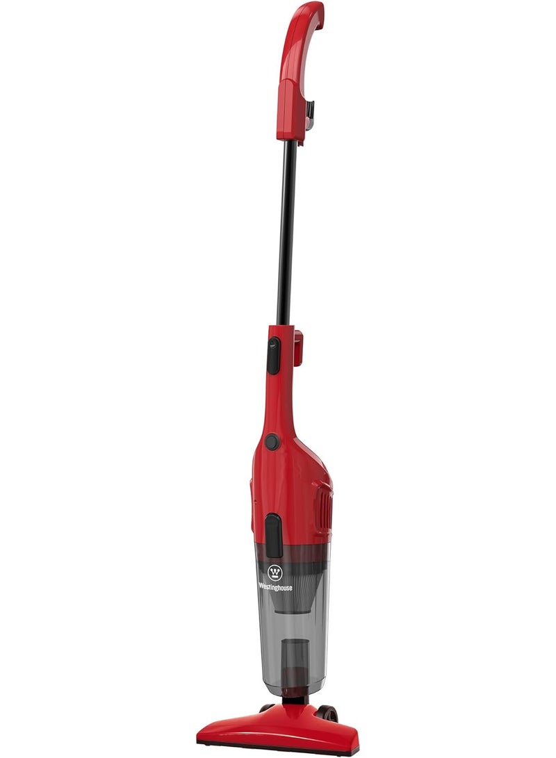 Westinghouse Westinghouse USA 3-in-1 Stick Vacuum Cleaner – Red – 600W Upright & Handheld – 17Kpa Suction, Lightweight Design, 1.2L Dust Capacity - Image 1