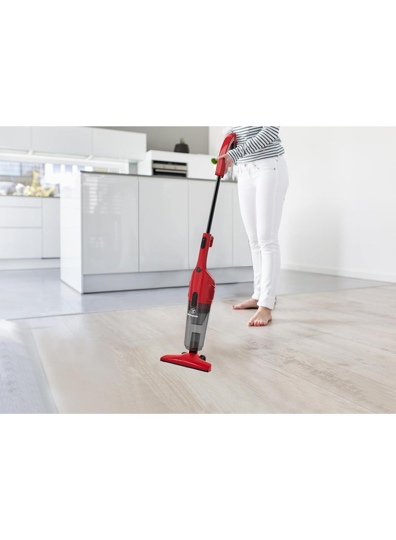 Westinghouse Westinghouse USA 3-in-1 Stick Vacuum Cleaner – Red – 600W Upright & Handheld – 17Kpa Suction, Lightweight Design, 1.2L Dust Capacity - Image 5