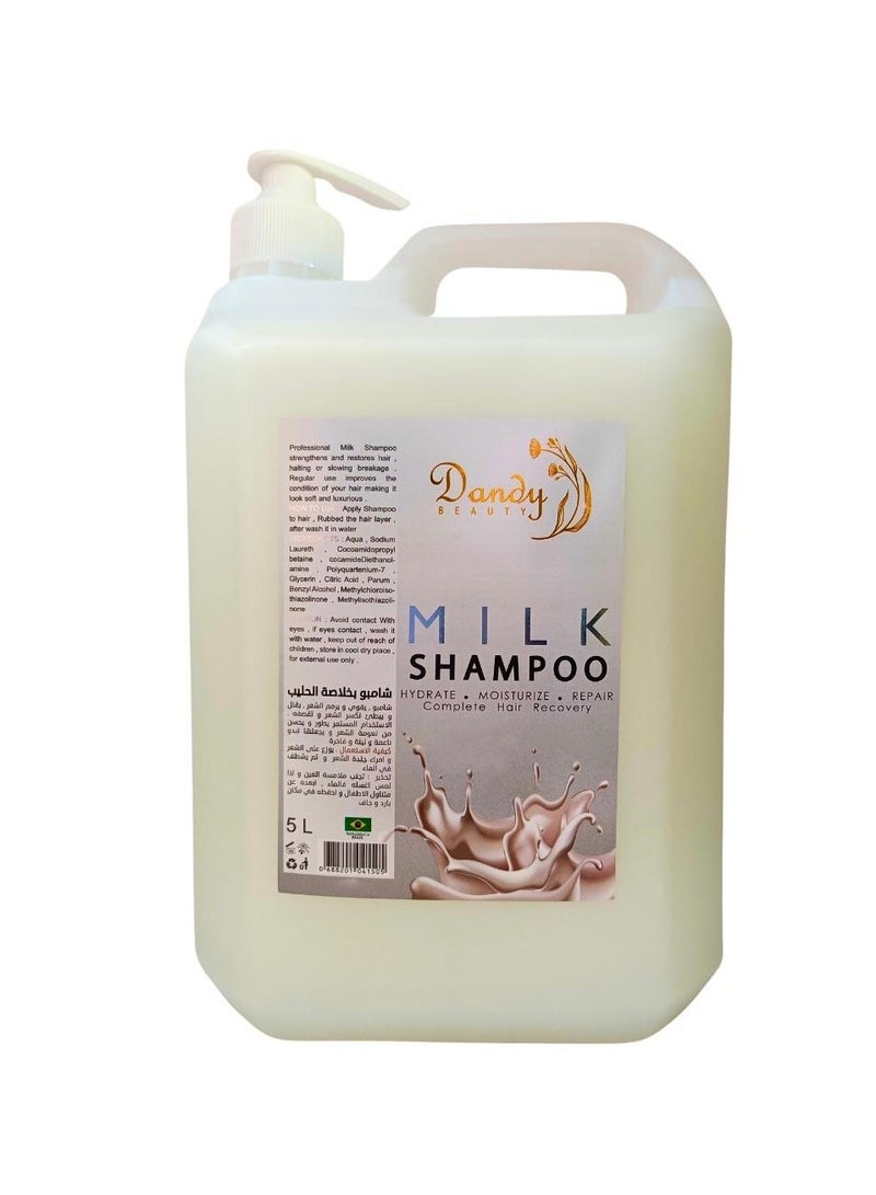 Dandy Beauty Hair Shampoo, Complete Hair Recovery, 5L (Milk) - Image 1