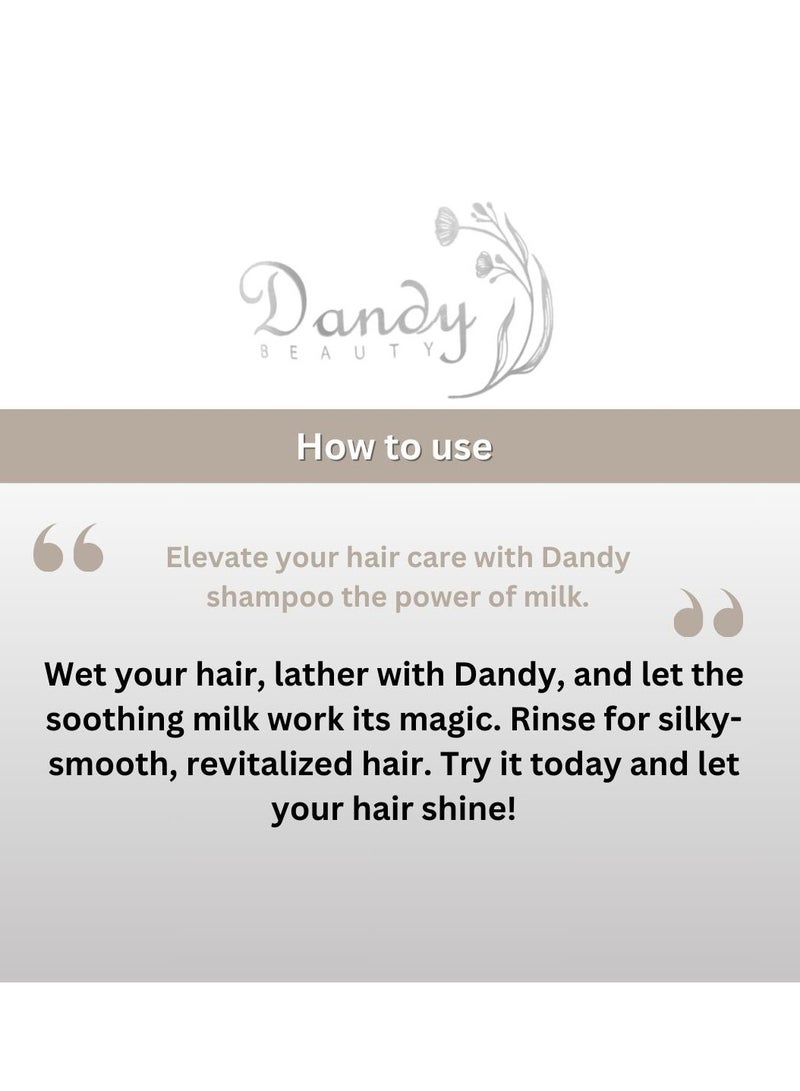 Dandy Beauty Hair Shampoo, Complete Hair Recovery, 5L (Milk) - Image 3