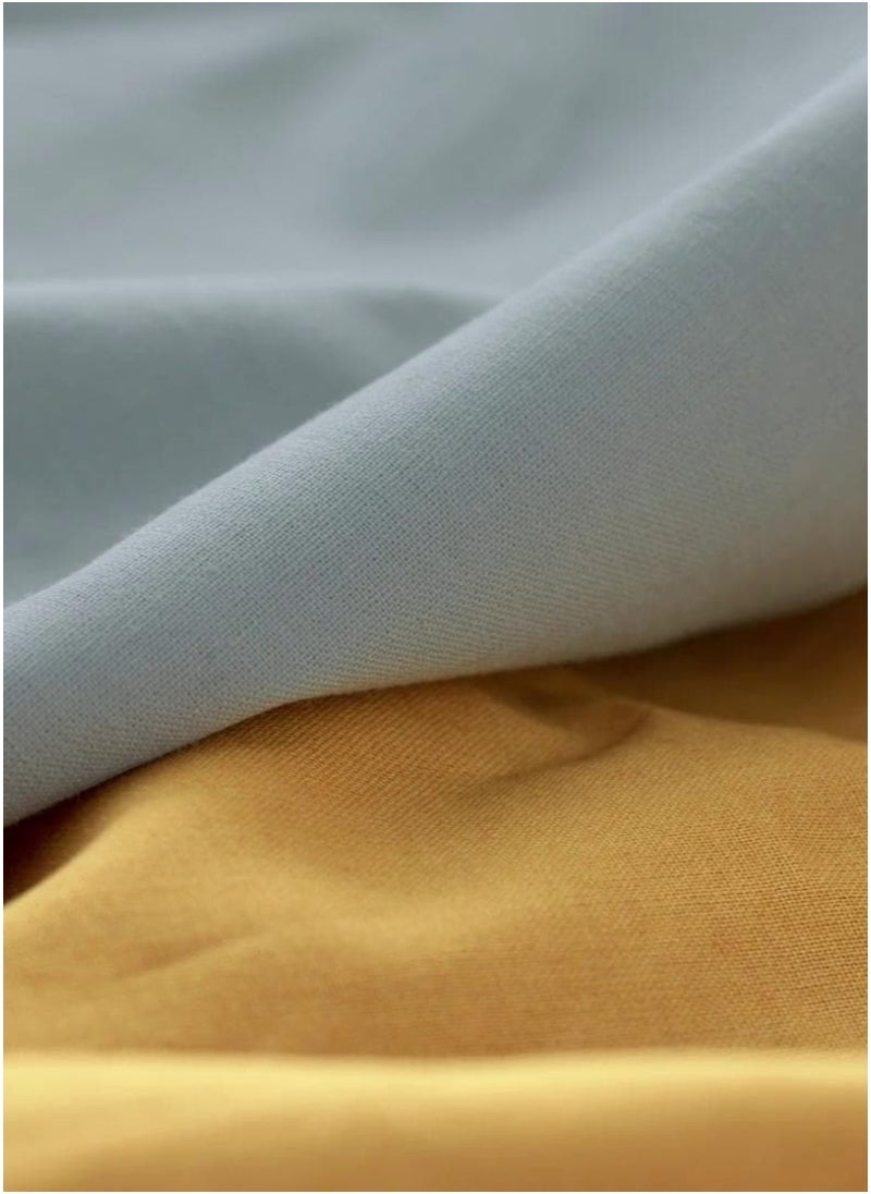 Fitted Sheet for Cot, Dark Yellow/Blue, 60x120cm