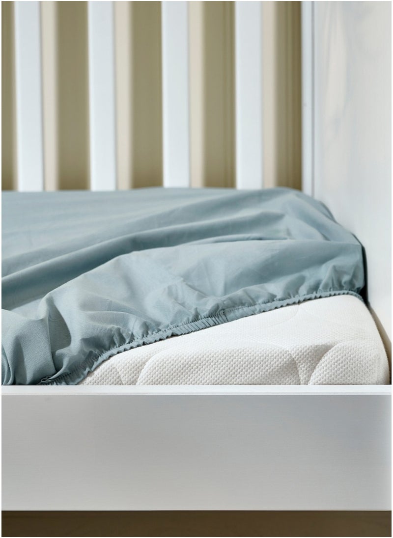 Fitted Sheet for Cot, Dark Yellow/Blue, 60x120cm