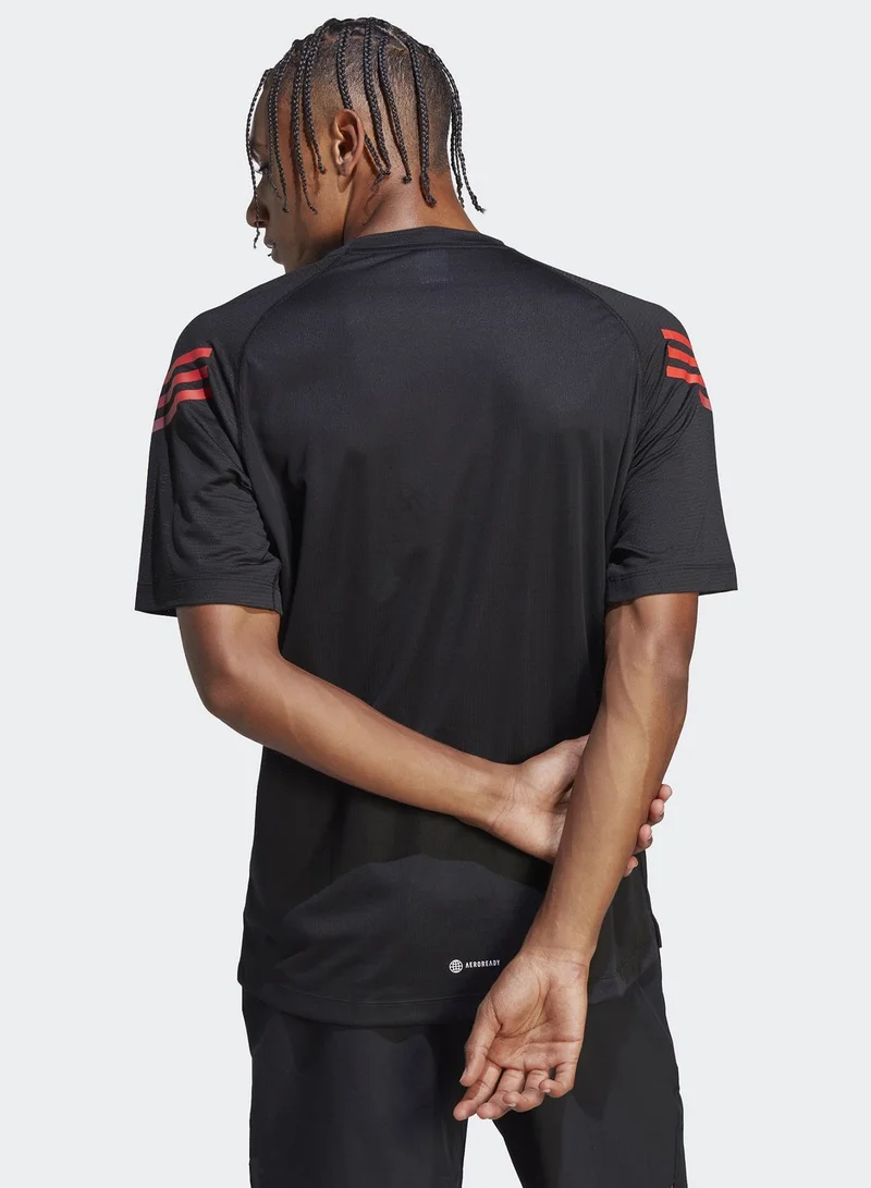Adidas 3 Stripe Train Icons T-Shirt