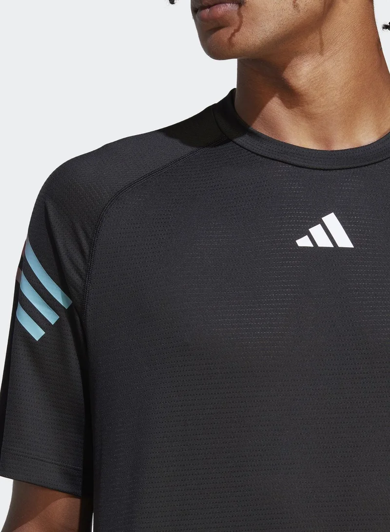Adidas 3 Stripe Train Icons T-Shirt
