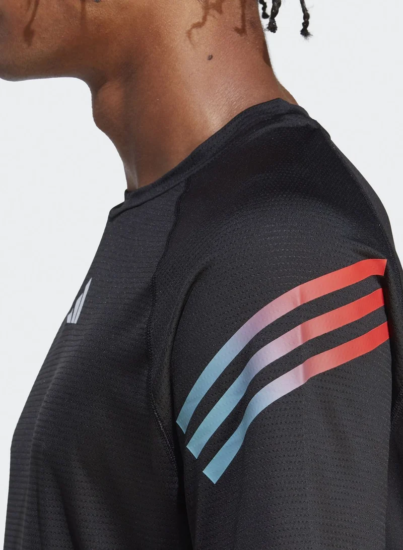 Adidas 3 Stripe Train Icons T-Shirt