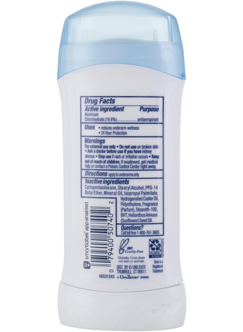 Dove Sensitive Antiperspirant Deodorant Stick – Gentle Protection for Sensitive Skin 74g - Image 2
