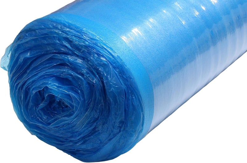 AMERIQUE 400SQFT AMERIQUE 2MM Premium Flooring Padding 3in1 Heavy Duty Foam Blue 200SFRoll Pack of 2 Underlayment with Tape  Vapor Barrier - Image 3